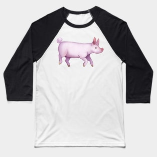 Cozy Pig Baseball T-Shirt